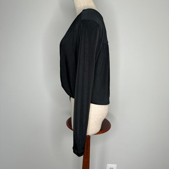 Intimately Free People Women's Turnt Crossover Bodysuit Top Black Size Small - Picture 5 of 10